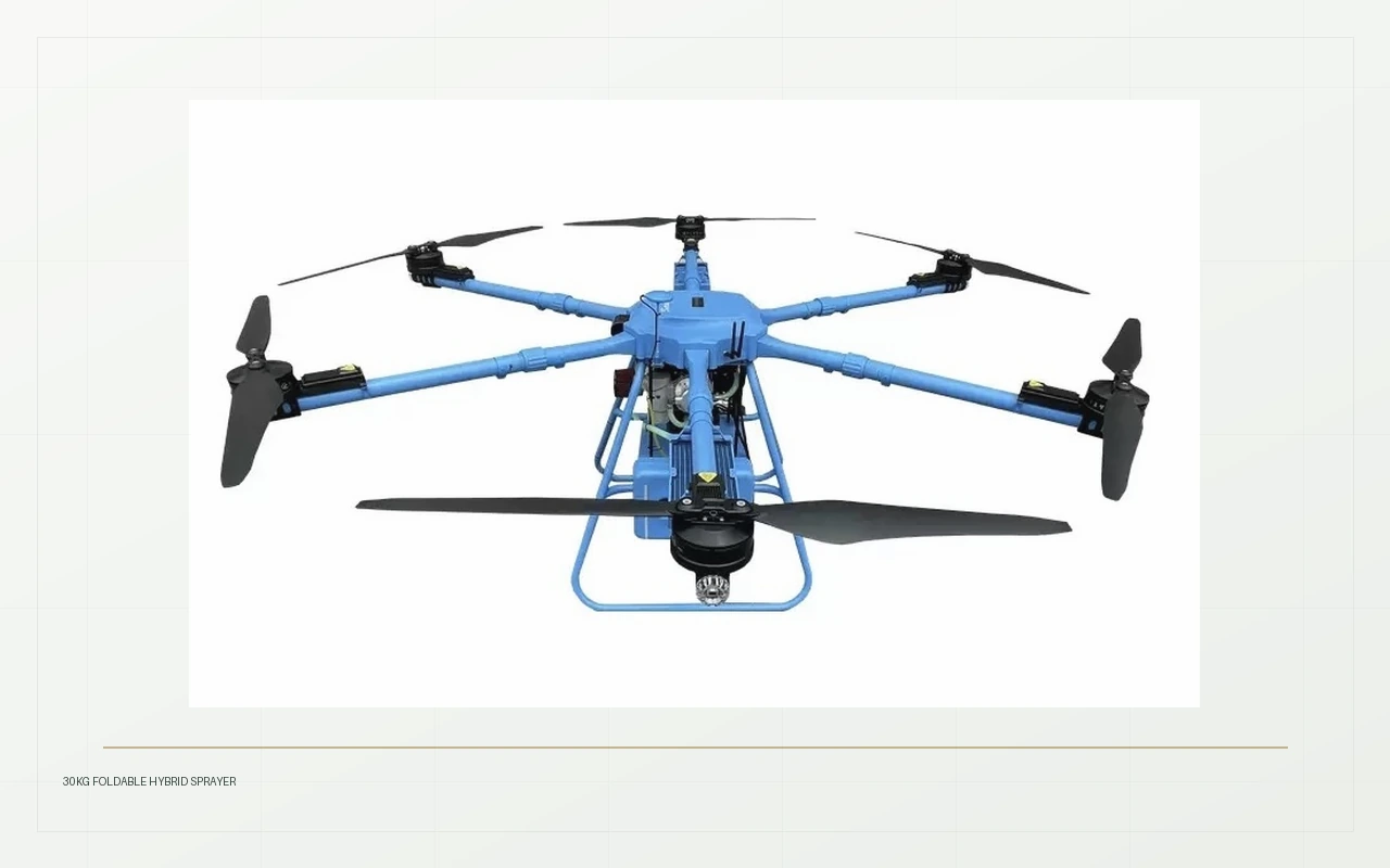30 kg foldable oil-electric hybrid agricultural drone
