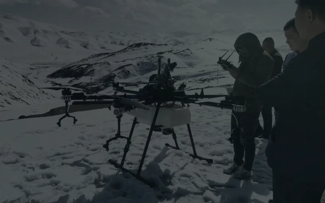 PGX1 oil-electric hybrid drone in field testing