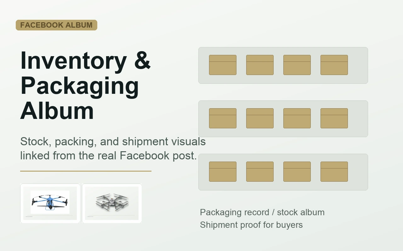Inventory and packaging album preview